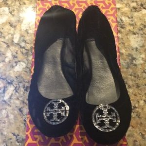 Tory Burch velvet ballet flats